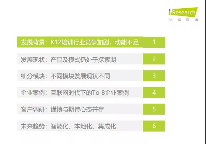 K12教育To+B行业研究报告